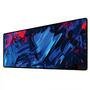 Novo Mouse Pad Gamer Deskpad Speed Extra Grande Borda Costurada Profissional 120x40  - Tinta Azul Vermelho
