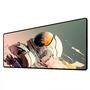 Novo Mouse Pad Gamer Deskpad Speed Extra Grande Borda Costurada Profissional 90x40  - Astronauta