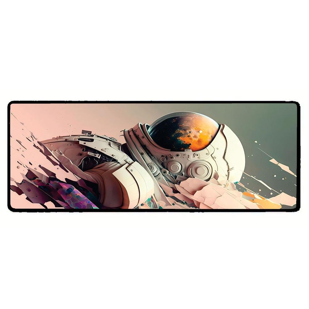 Novo Mouse Pad Gamer Deskpad Speed Extra Grande Borda Costurada Profissional 90x40 - Astronauta Novo Mouse Pad Gamer Deskpad Speed Extra Grande Borda Costurada Profissional 90x40 - Astronauta