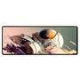 Novo Mouse Pad Gamer Deskpad Speed Extra Grande Borda Costurada Profissional 90x40  - Astronauta