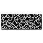 Novo Mouse Pad Gamer Deskpad Speed Extra Grande Borda Costurada Profissional 70x35  - Nuvens Preto Branco