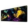Novo Mouse Pad Gamer Deskpad Speed Extra Grande Borda Costurada Profissional 80x40  - Fume Colors