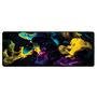 Novo Mouse Pad Gamer Deskpad Speed Extra Grande Borda Costurada Profissional 80x40  - Fume Colors