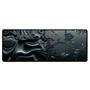 Novo Mouse Pad Gamer Deskpad Speed Extra Grande Borda Costurada Profissional 70x30  - Rochas Cinzas