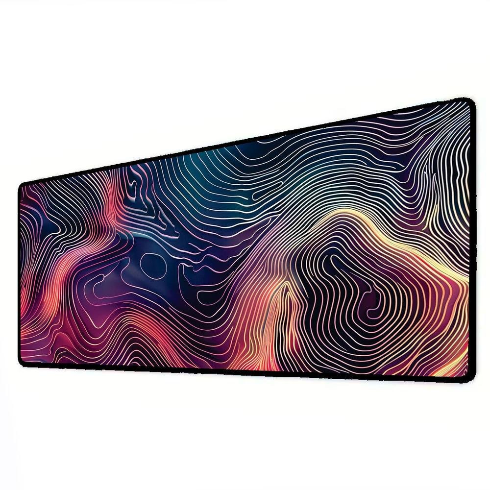 Novo Mouse Pad Gamer Deskpad Speed Extra Grande Borda Costurada Profissional 60x30 - Geológico Rosa Roxo Novo Mouse Pad Gamer Deskpad Speed Extra Grande Borda Costurada Profissional 60x30 - Geológico Rosa Roxo