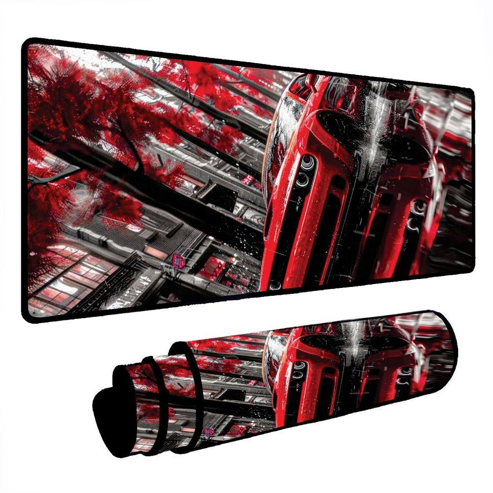 Novo Mouse Pad Gamer Deskpad Speed Extra Grande Borda Costurada Profissional 90x50 - Muscle Vermelho Novo Mouse Pad Gamer Deskpad Speed Extra Grande Borda Costurada Profissional 90x50 - Muscle Vermelho