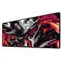 Novo Mouse Pad Gamer Deskpad Speed Extra Grande Borda Costurada Profissional 120x60  - Fogo Flamejante