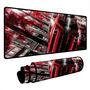 Novo Mouse Pad Gamer Deskpad Speed Extra Grande Borda Costurada Profissional 100x50  - Muscle Vermelho