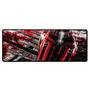 Novo Mouse Pad Gamer Deskpad Speed Extra Grande Borda Costurada Profissional 100x50  - Muscle Vermelho