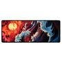 Novo Mouse Pad Gamer Deskpad Speed Extra Grande Borda Costurada Profissional 60x30  -  Onda Por Do Sol