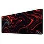 Novo Mouse Pad Gamer Deskpad Speed Extra Grande Borda Costurada Profissional 100x50  - Abstrato Laranja Preto