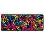 Novo Mouse Pad Gamer Deskpad Speed Extra Grande Borda Costurada Profissional 90x40  - Liquid Colorido