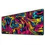 Novo Mouse Pad Gamer Deskpad Speed Extra Grande Borda Costurada Profissional 70x35  - Liquid Colorido