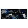 Novo Mouse Pad Gamer Deskpad Speed Extra Grande Borda Costurada Profissional 70x35  - Fumaça Azul Branco