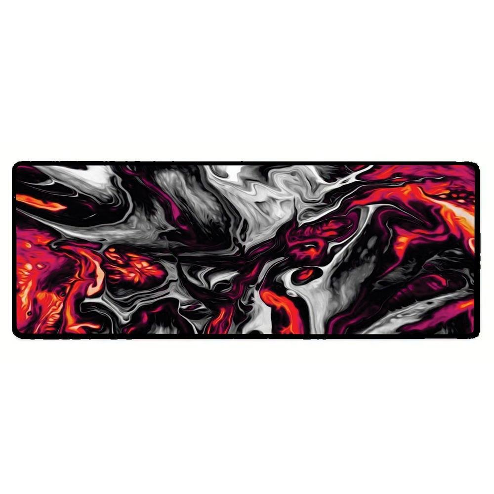 Novo Mouse Pad Gamer Deskpad Speed Extra Grande Borda Costurada Profissional 90x40 - Fogo Flamejante Novo Mouse Pad Gamer Deskpad Speed Extra Grande Borda Costurada Profissional 90x40 - Fogo Flamejante