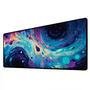 Novo Mouse Pad Gamer Deskpad Speed Extra Grande Borda Costurada Profissional 90x40  - Bubble Blue