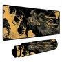 Novo Mouse Pad Gamer Deskpad Speed Extra Grande Borda Costurada Profissional 80x40  - Dragão Sepia