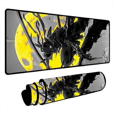 Novo Mouse Pad Gamer Deskpad Speed Extra Grande Borda Costurada Profissional 120x60  - Ninja Lua