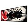 Novo Mouse Pad Gamer Deskpad Speed Extra Grande Borda Costurada Profissional 90x40  - Samurai Lua Cheia