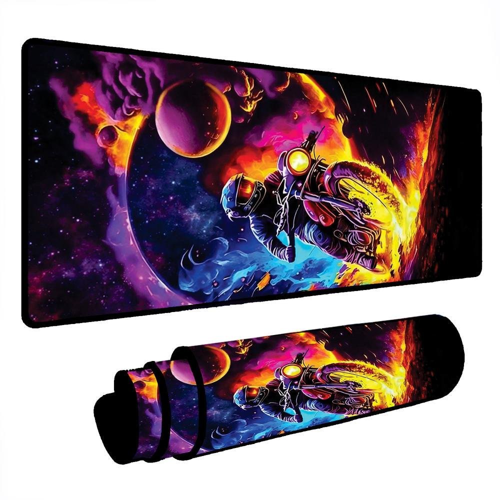 Novo Mouse Pad Gamer Deskpad Speed Extra Grande Borda Costurada Profissional 70x30 - Motoca Espacial Novo Mouse Pad Gamer Deskpad Speed Extra Grande Borda Costurada Profissional 70x30 - Motoca Espacial