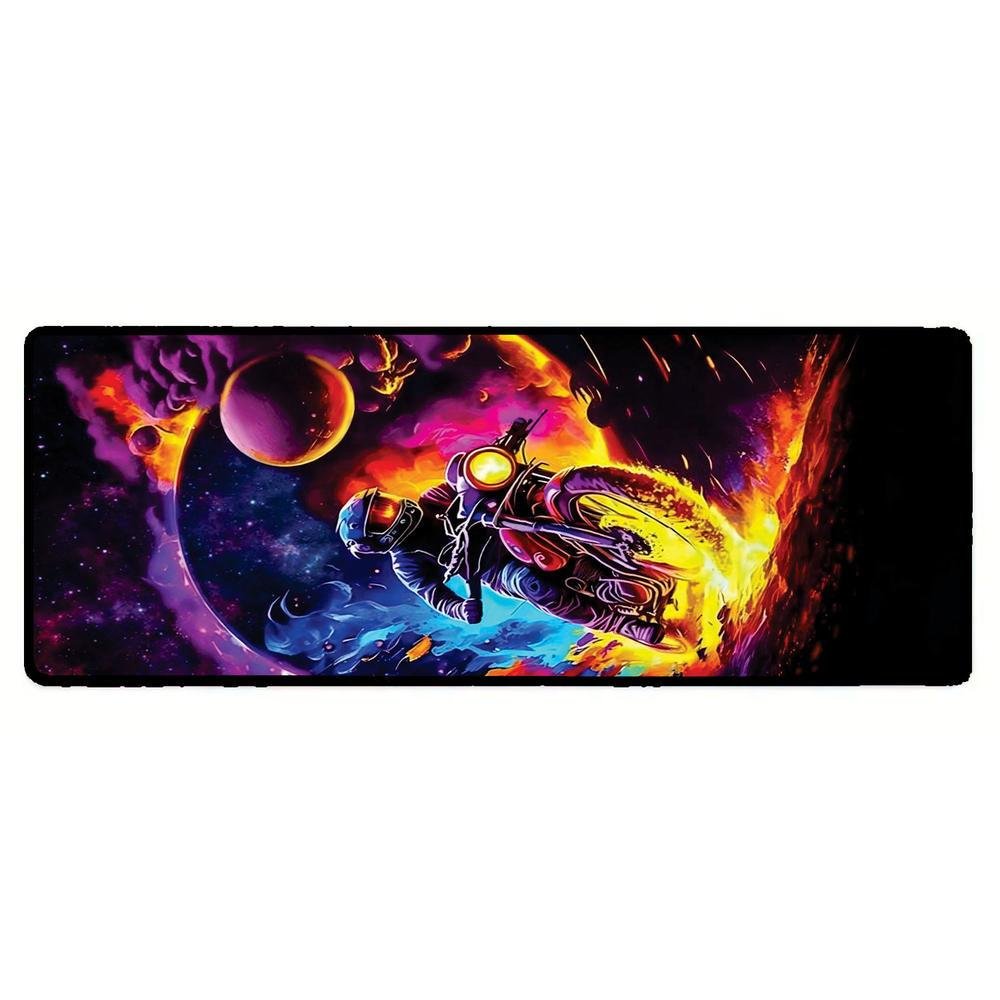 Novo Mouse Pad Gamer Deskpad Speed Extra Grande Borda Costurada Profissional 70x30 - Motoca Espacial Novo Mouse Pad Gamer Deskpad Speed Extra Grande Borda Costurada Profissional 70x30 - Motoca Espacial
