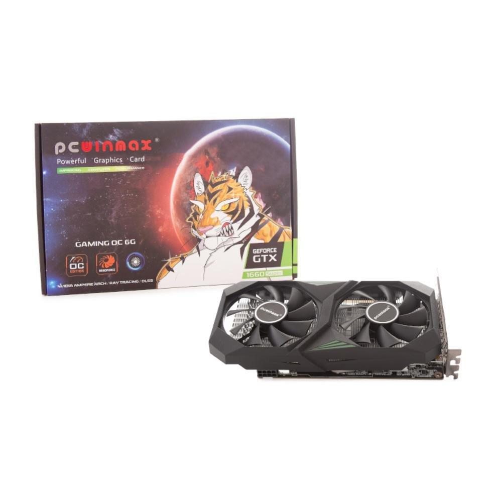 Placa De Vídeo  Gtx 1660 Nvidia Geforce  Super PCwinmax  6gb, Gddr6, 192 Bits