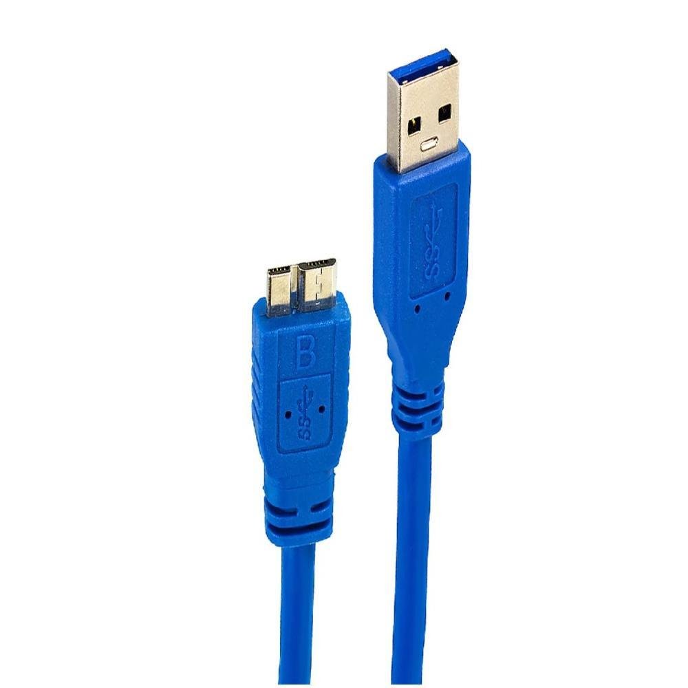 Imagem 2 de 2 do produto Cabo Usb 3.0 Macho X Micro Usb B Macho Tebera 3 Metros