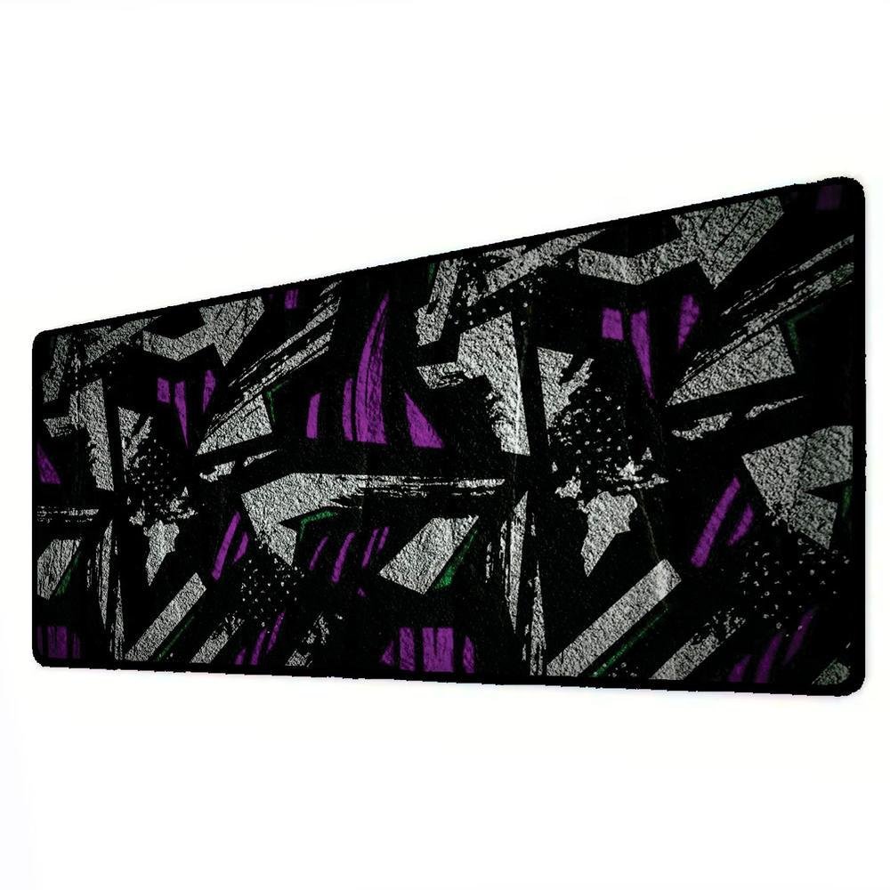 Mouse Pad Gamer Speed Extra Grande Desk Pad Profissional Premium Com Borda Costurada 90x40  - Grafite