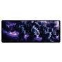 Mouse Pad Gamer Speed Extra Grande Desk Pad Profissional Premium Com Borda Costurada 90x50 - Fume Roxo