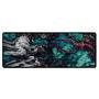Mouse Pad Gamer Speed Extra Grande Desk Pad Profissional Premium Com Borda Costurada 60x30 - Liquid Verde Cinza