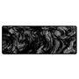 Mouse Pad Gamer Speed Extra Grande Desk Pad Profissional Premium Com Borda Costurada 120x60  - Fumaça