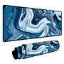 Mouse Pad Gamer Speed Extra Grande Desk Pad Profissional Premium Com Borda Costurada 70x35 - Abstrato Azul