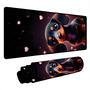 Mouse Pad Gamer Speed Extra Grande Desk Pad Profissional Premium Com Borda Costurada 80x40  - Cachorrinho Corações