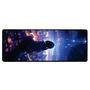Mouse Pad Gamer Speed Extra Grande Desk Pad Profissional Premium Com Borda Costurada 120x40  - Menina Paisagem