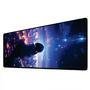 Mouse Pad Gamer Speed Extra Grande Desk Pad Profissional Premium Com Borda Costurada 120x40  - Menina Paisagem