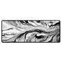 Mouse Pad Gamer Speed Extra Grande Desk Pad Profissional Premium Com Borda Costurada 60x30 - Liquid Cinza Preto