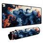 Mouse Pad Gamer Speed Extra Grande Desk Pad Profissional Premium Com Borda Costurada 120x40  - Polvo Colors