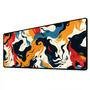 Mouse Pad Gamer Speed Extra Grande Desk Pad Profissional Premium Com Borda Costurada 80x40  - Cavalo Abstrato