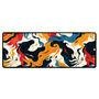 Mouse Pad Gamer Speed Extra Grande Desk Pad Profissional Premium Com Borda Costurada 80x40  - Cavalo Abstrato