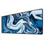 Mouse Pad Gamer Speed Extra Grande Desk Pad Profissional Premium Com Borda Costurada 60x30 - Abstrato Azul