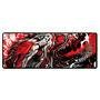 Mouse Pad Gamer Speed Extra Grande Desk Pad Profissional Premium Com Borda Costurada 90x40  - Dragão De Olhos Vermelhos