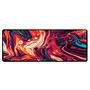 Mouse Pad Gamer Speed Extra Grande Desk Pad Profissional Premium Com Borda Costurada 80x40  - Liquid Rose