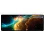 Mouse Pad Gamer Speed Extra Grande Desk Pad Profissional Premium Com Borda Costurada 80x40  - Nebulosa Dourado