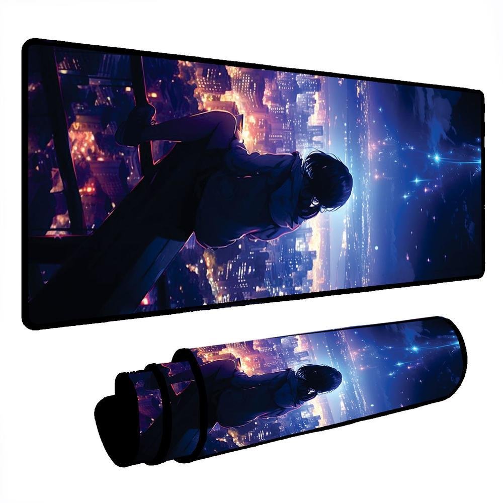 Mouse Pad Gamer Speed Extra Grande Desk Pad Profissional Premium Com Borda Costurada 60x30 - Menina Paisagem Mouse Pad Gamer Speed Extra Grande Desk Pad Profissional Premium Com Borda Costurada 60x30 - Menina Paisagem