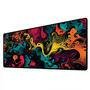 Mouse Pad Gamer Speed Extra Grande Desk Pad Profissional Premium Com Borda Costurada 80x40  - Fumaça Colors