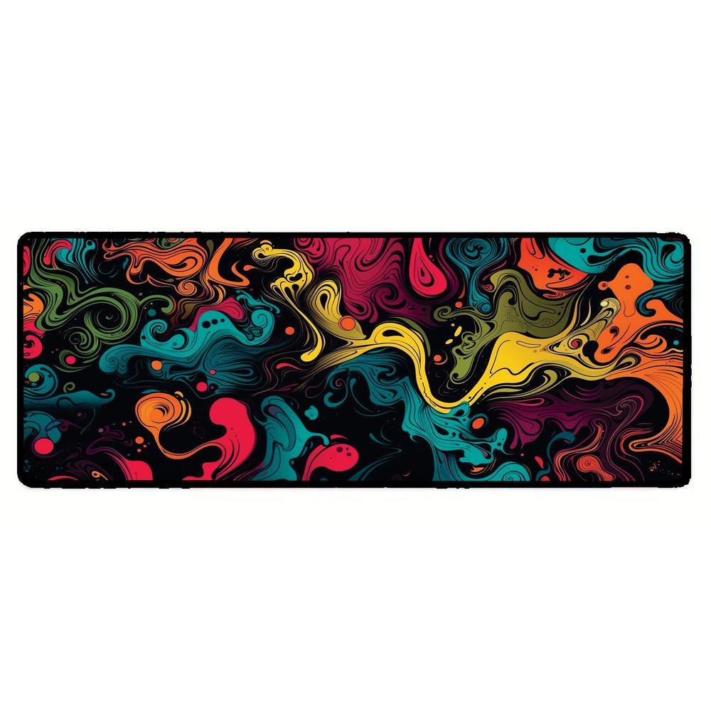 Mouse Pad Gamer Speed Extra Grande Desk Pad Profissional Premium Com Borda Costurada 80x40 - Fumaça Colors Mouse Pad Gamer Speed Extra Grande Desk Pad Profissional Premium Com Borda Costurada 80x40 - Fumaça Colors