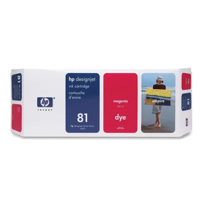 Cartucho De Tinta Hp 81 C4932a Magenta | Designjet 5000 5000ps 5500 5500ps