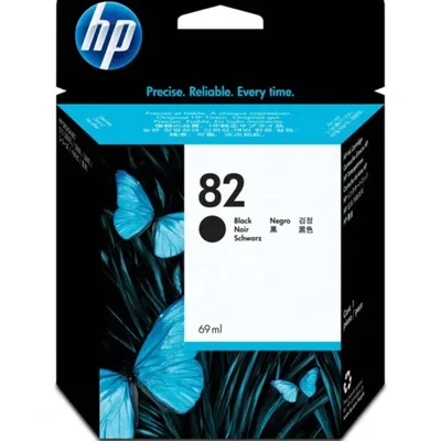 Cartucho De Tinta Hp 82 Ch565a Preto | Designjet 500 510 800