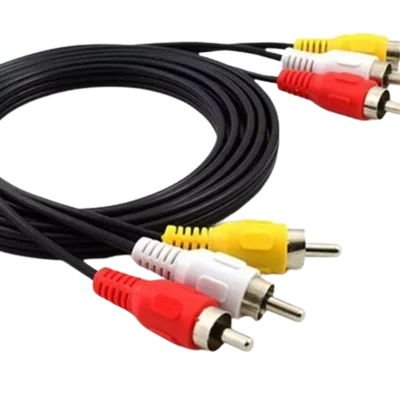 Cabo De Vídeo E Áudio 3 Rca X 3 Rca