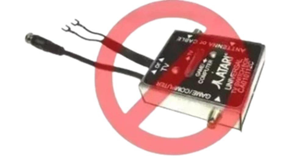 Imagem 2 de 5 do produto Adaptador Cabo Rf Video Games Retro para Atari Master System Nintendo Mega Drive